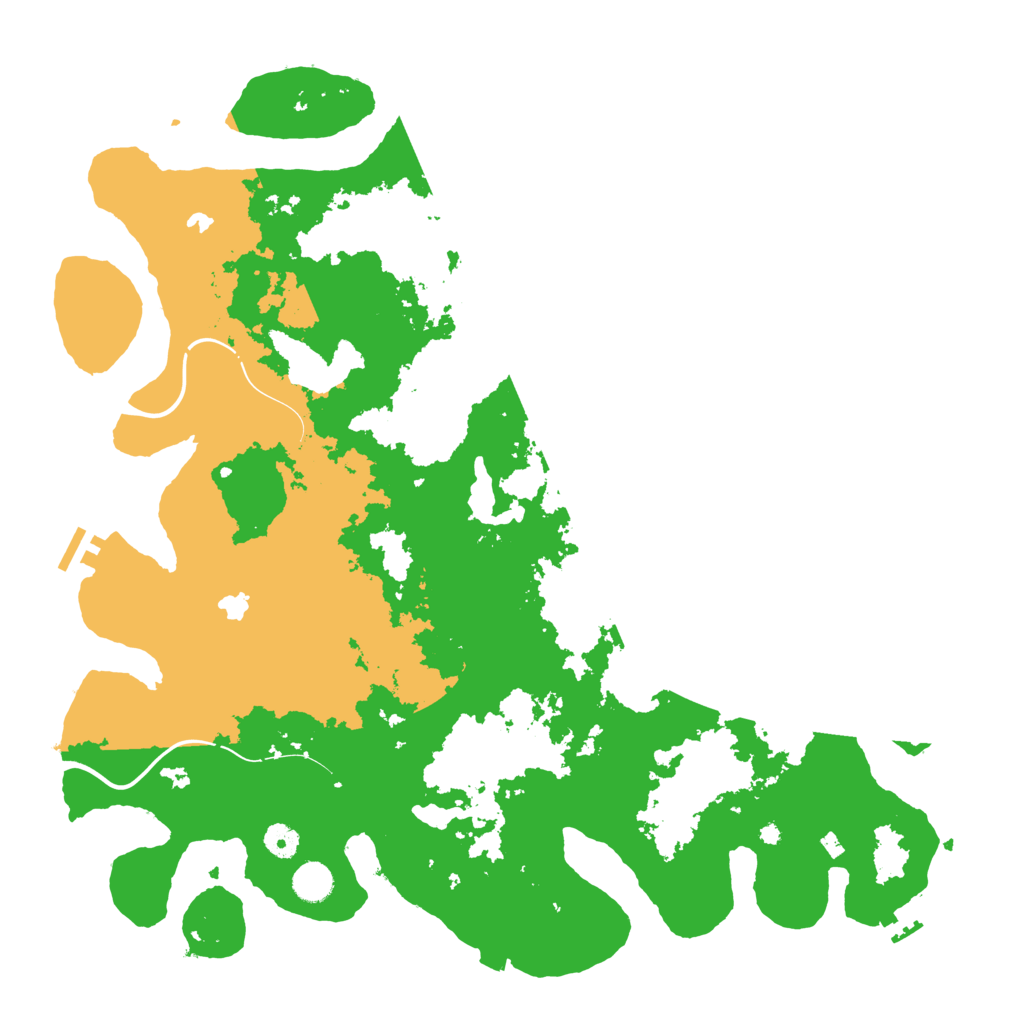 Biome Rust Map: Procedural Map, Size: 4500, Seed: 109682534