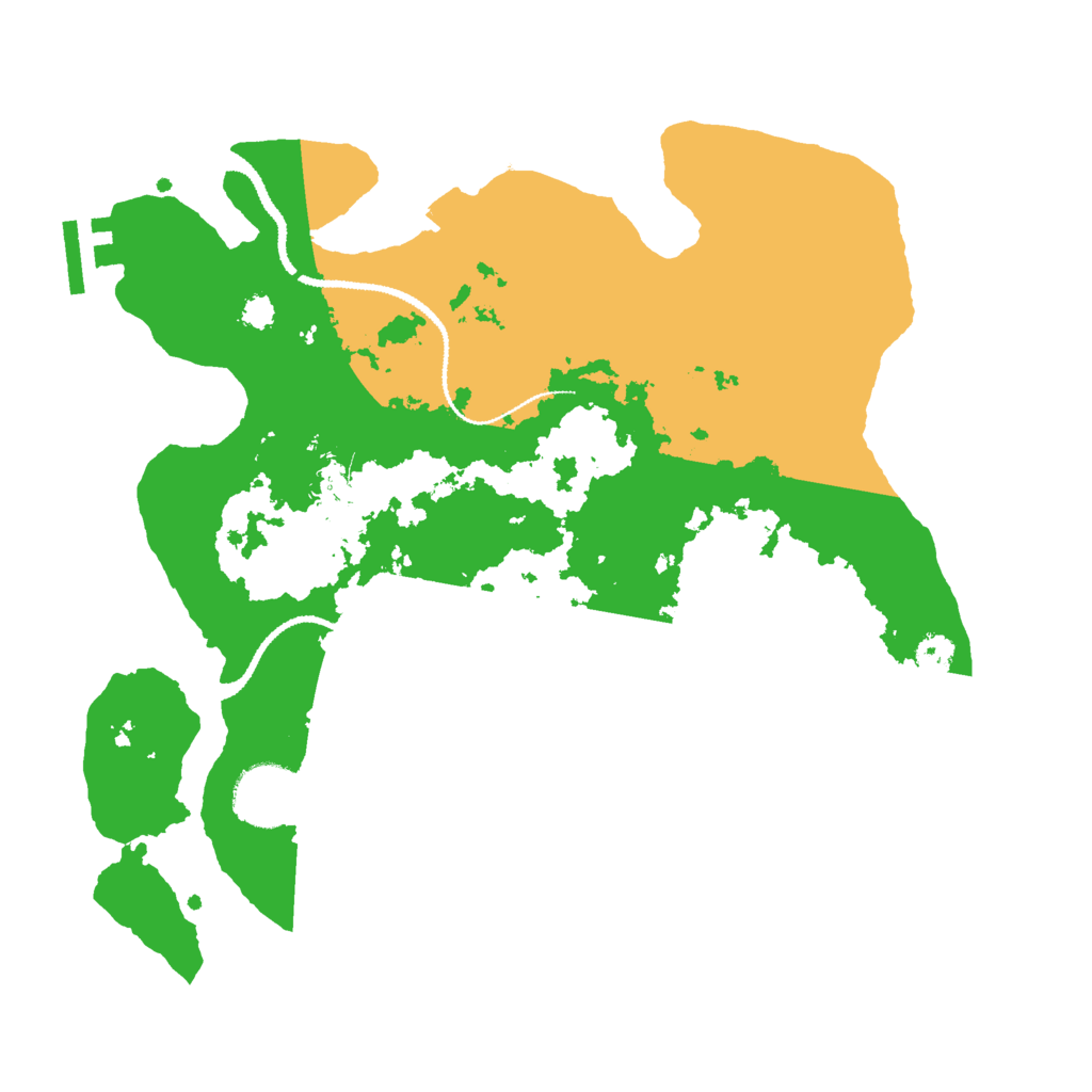 Biome Rust Map: Procedural Map, Size: 3000, Seed: 447600041