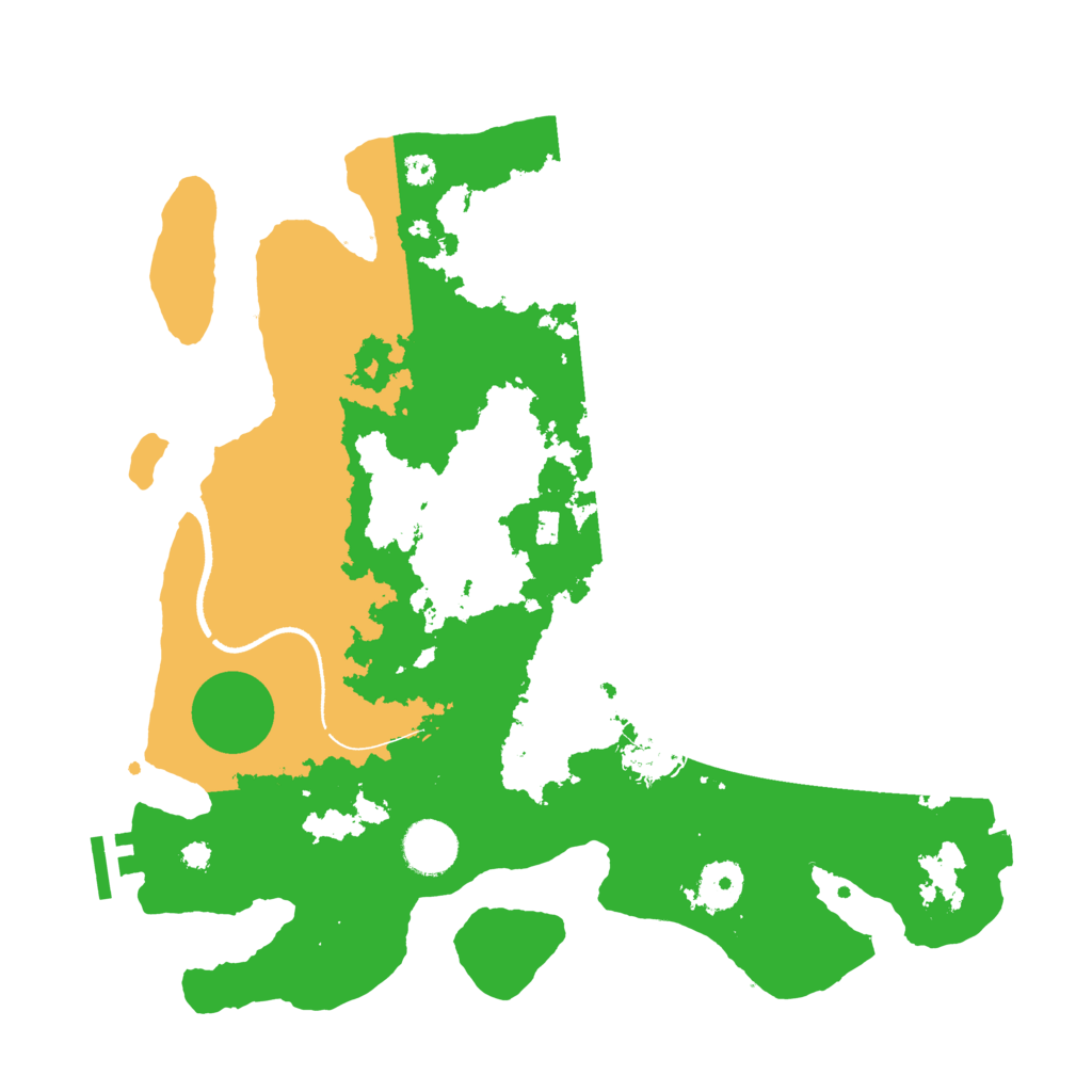 Biome Rust Map: Procedural Map, Size: 3500, Seed: 277817