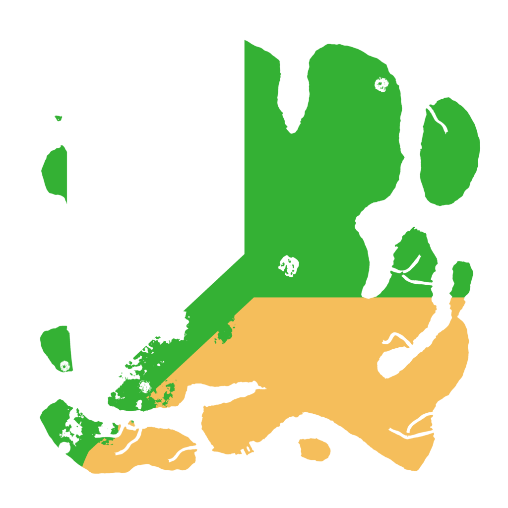 Biome Rust Map: Procedural Map, Size: 3800, Seed: 659656412