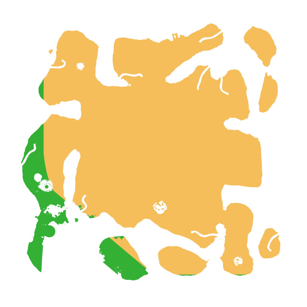 Biome Rust Map: Procedural Map, Size: 3550, Seed: 303326