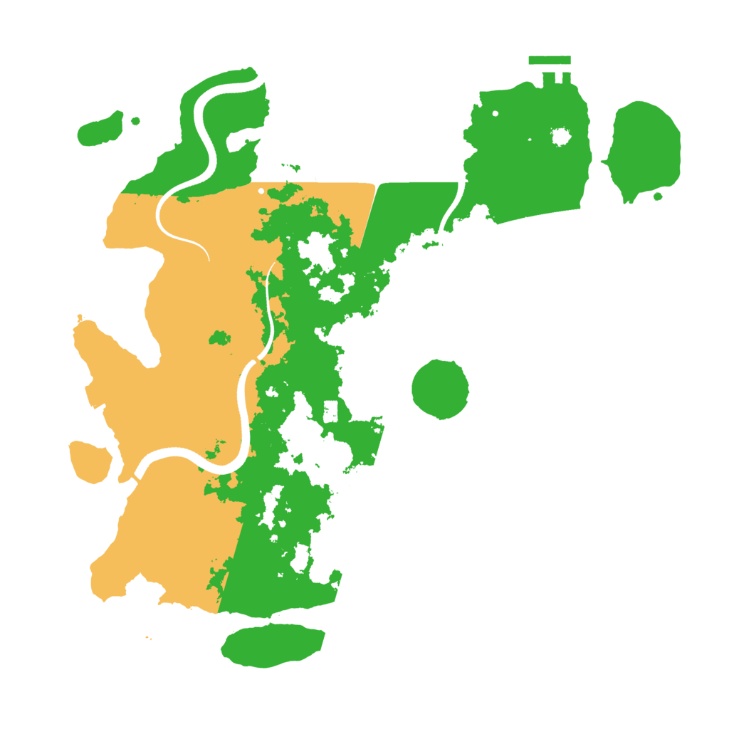 Biome Rust Map: Procedural Map, Size: 3500, Seed: 902613