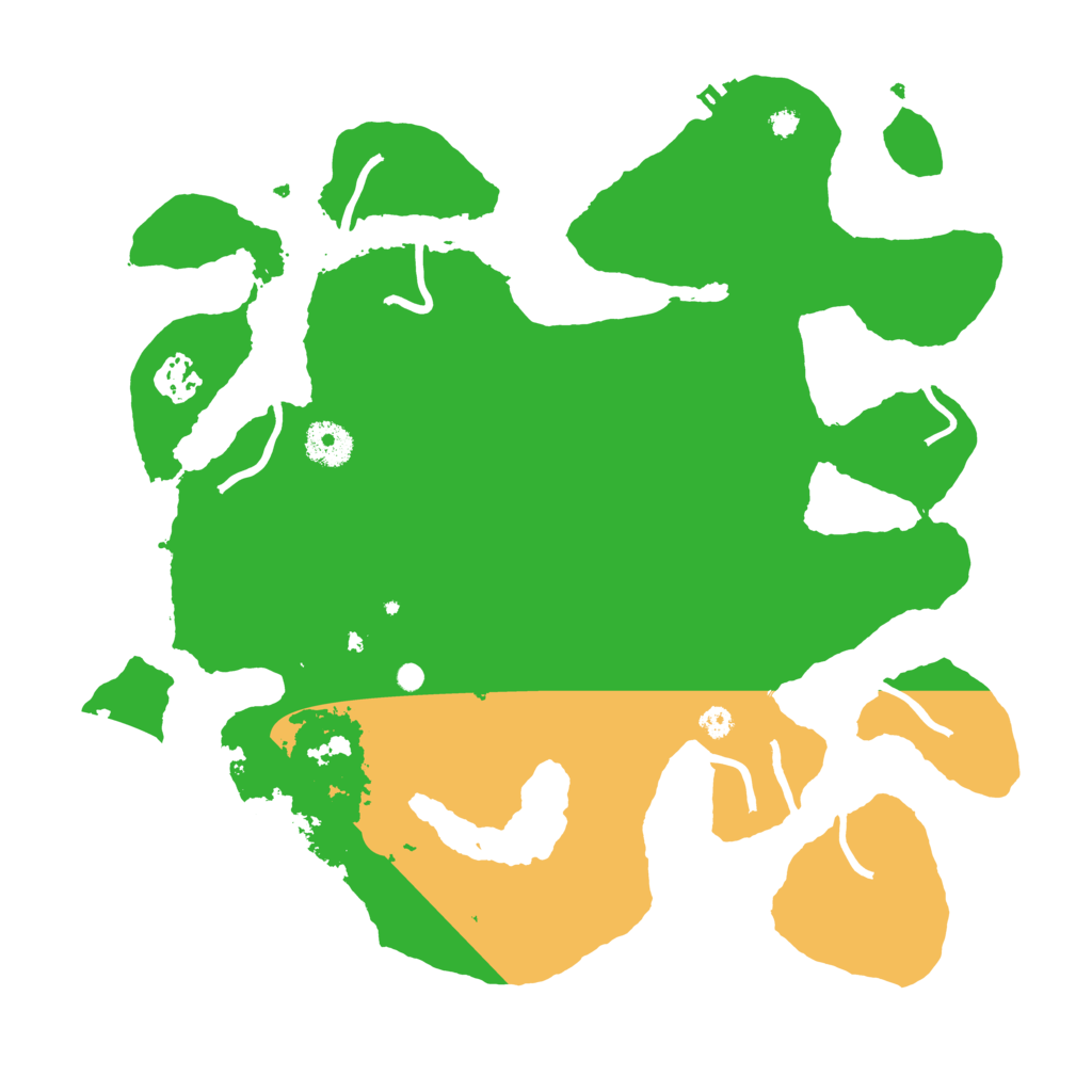 Biome Rust Map: Procedural Map, Size: 3550, Seed: 267537