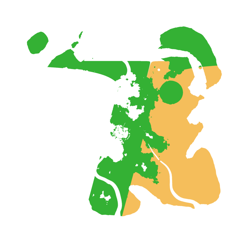 Biome Rust Map: Procedural Map, Size: 2800, Seed: 4000