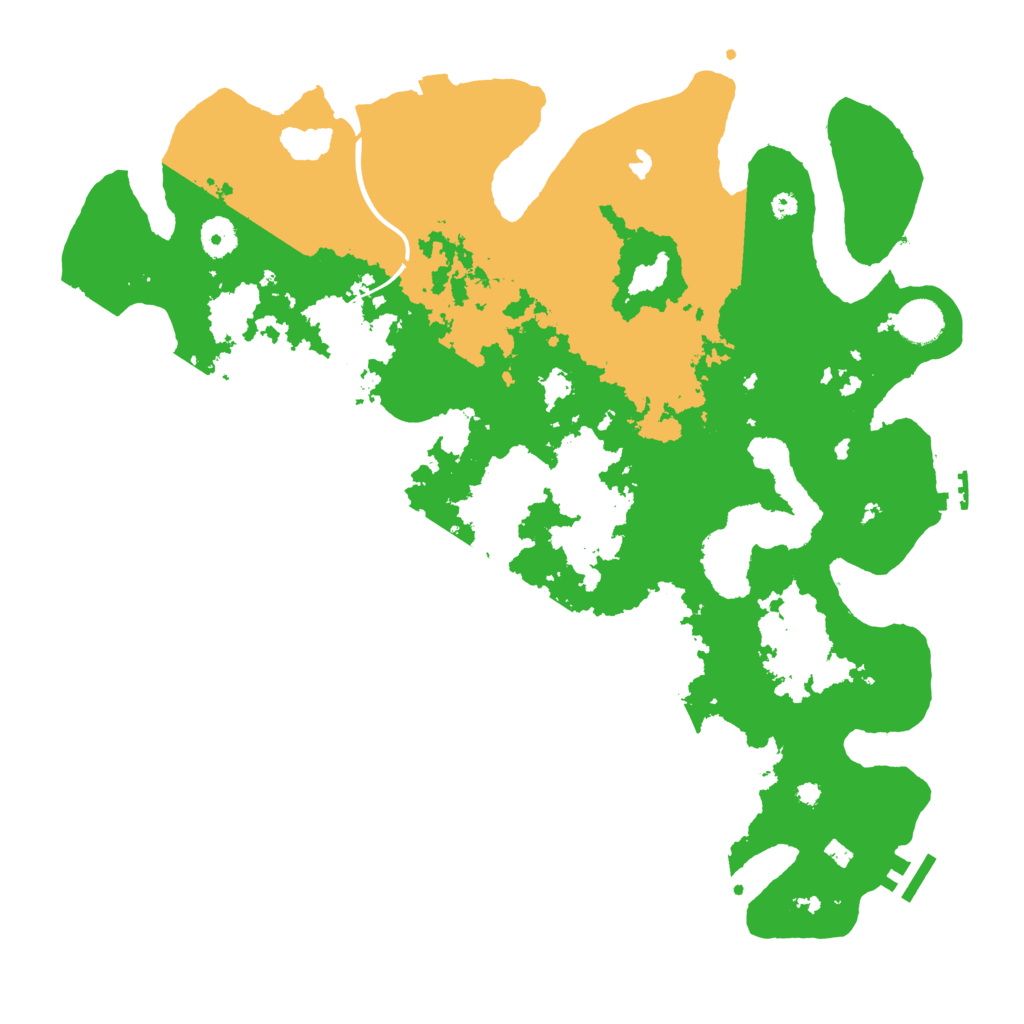 Biome Rust Map: Procedural Map, Size: 4000, Seed: 77304