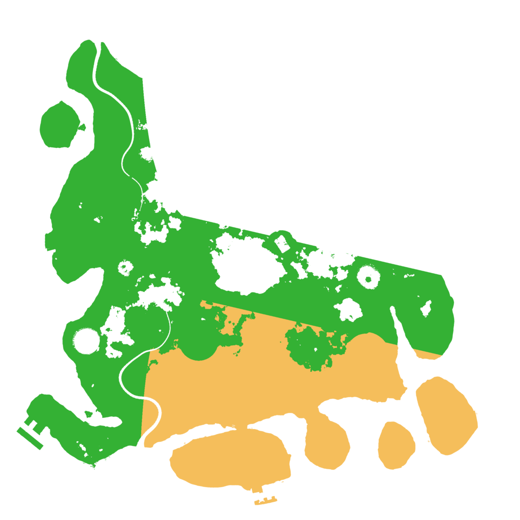Biome Rust Map: Procedural Map, Size: 3500, Seed: 789763