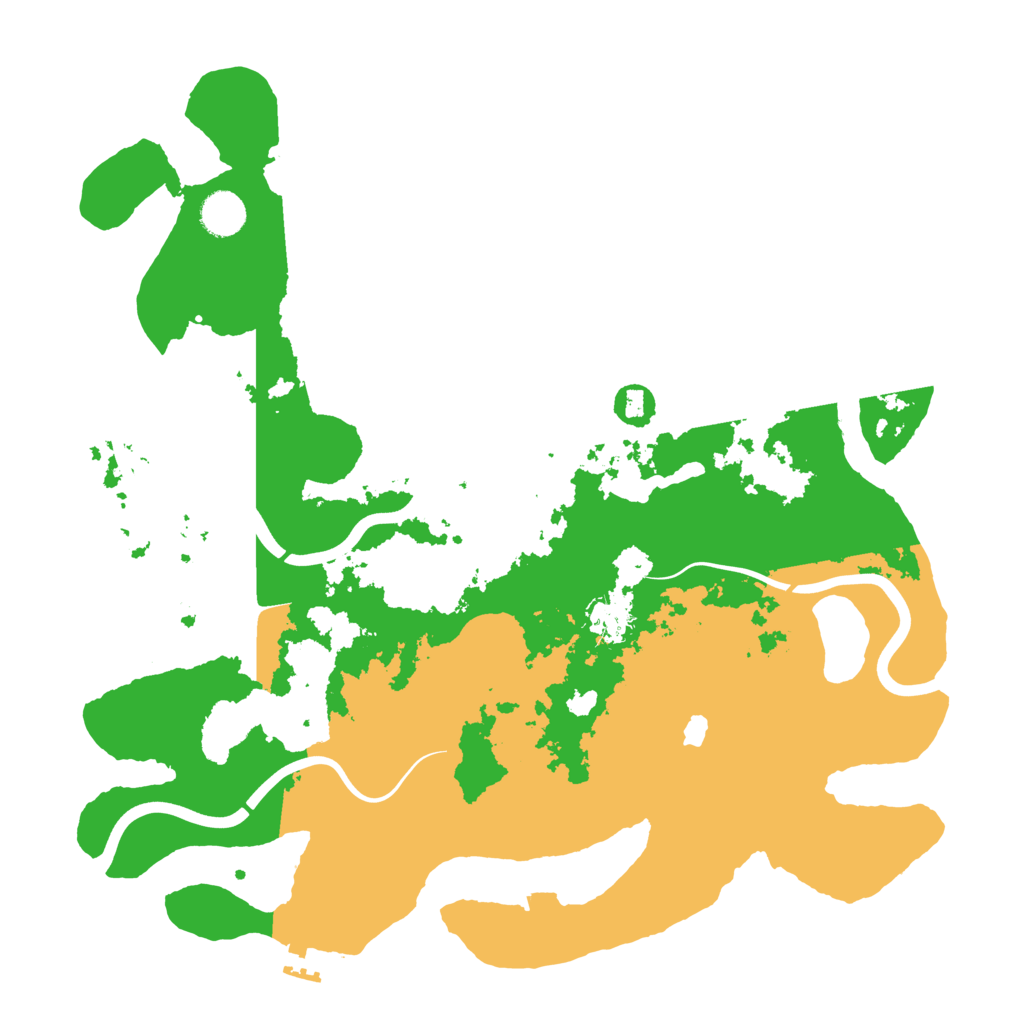 Biome Rust Map: Procedural Map, Size: 4000, Seed: 93750