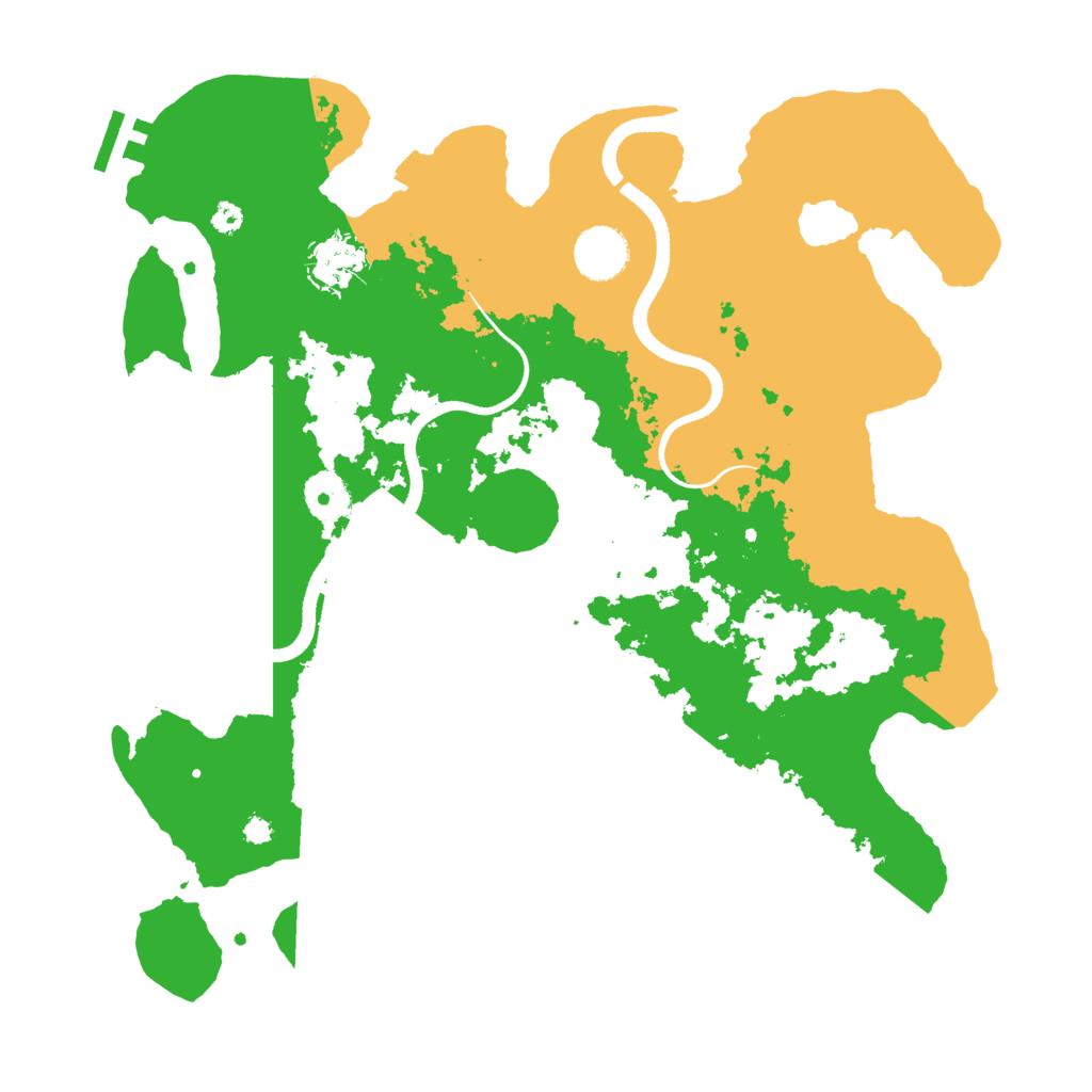 Biome Rust Map: Procedural Map, Size: 3550, Seed: 407451