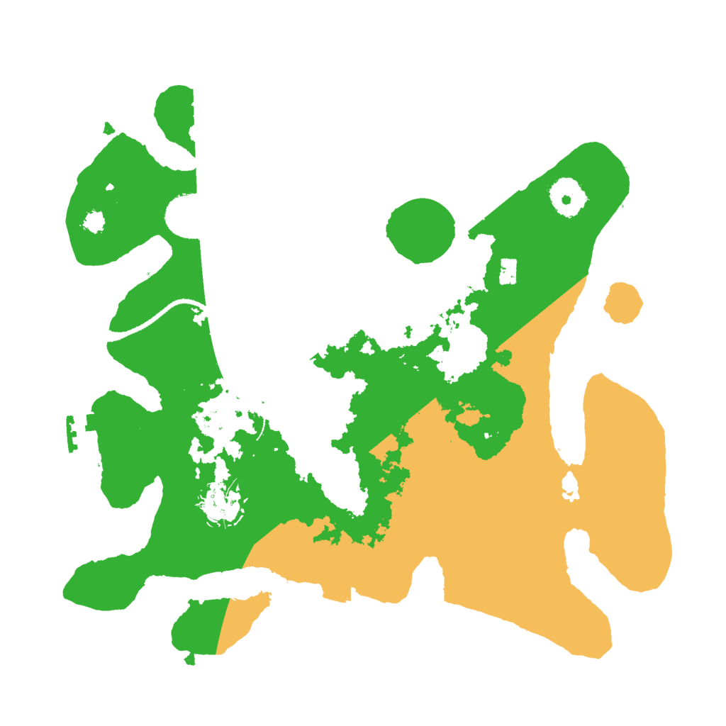 Biome Rust Map: Procedural Map, Size: 3000, Seed: 2433249