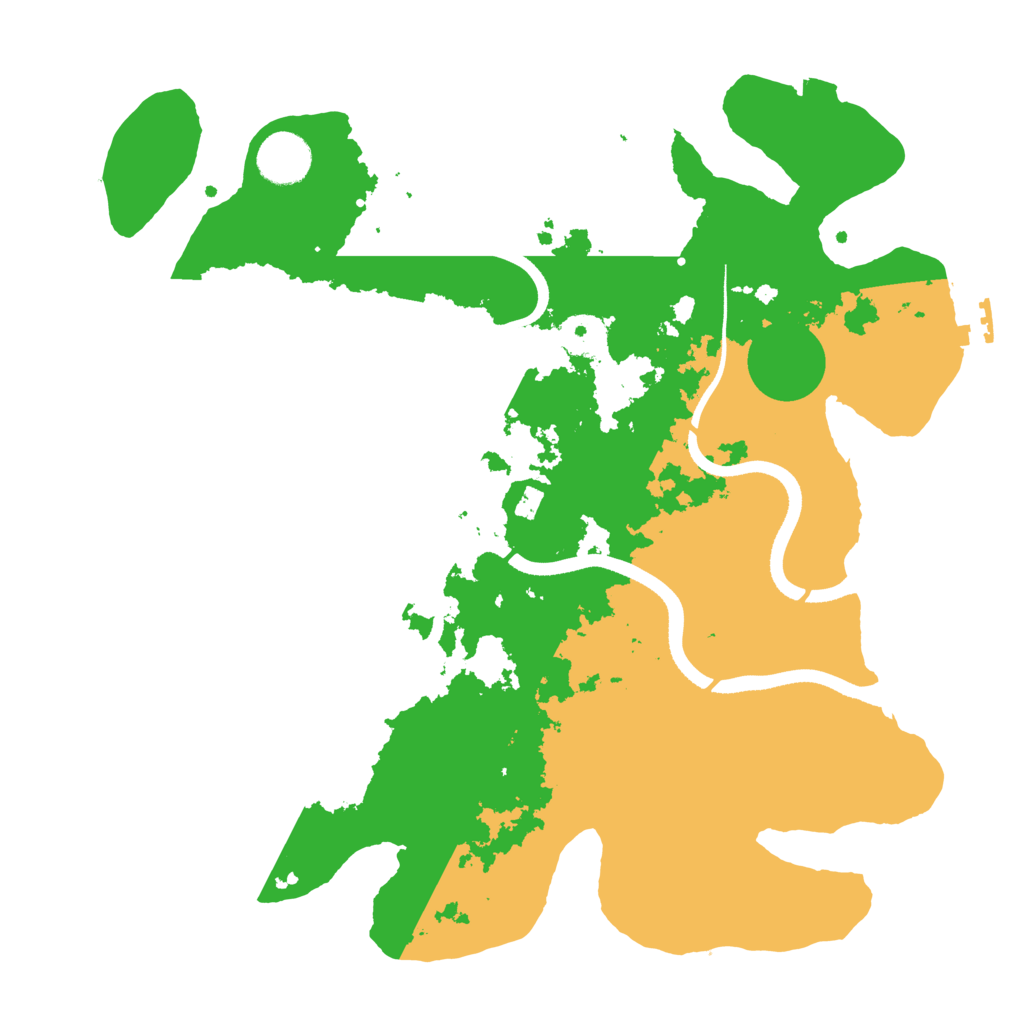Biome Rust Map: Procedural Map, Size: 3500, Seed: 5565000