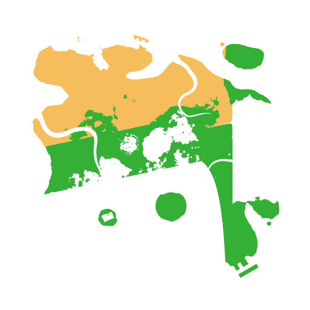 Biome Rust Map: Procedural Map, Size: 3000, Seed: 1976422089