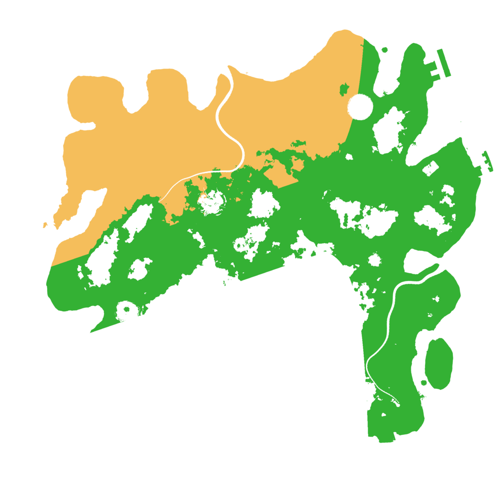 Biome Rust Map: Procedural Map, Size: 3550, Seed: 234882