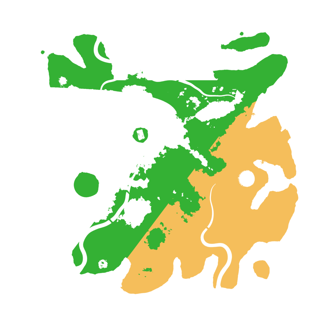 Biome Rust Map: Procedural Map, Size: 3500, Seed: 304884919