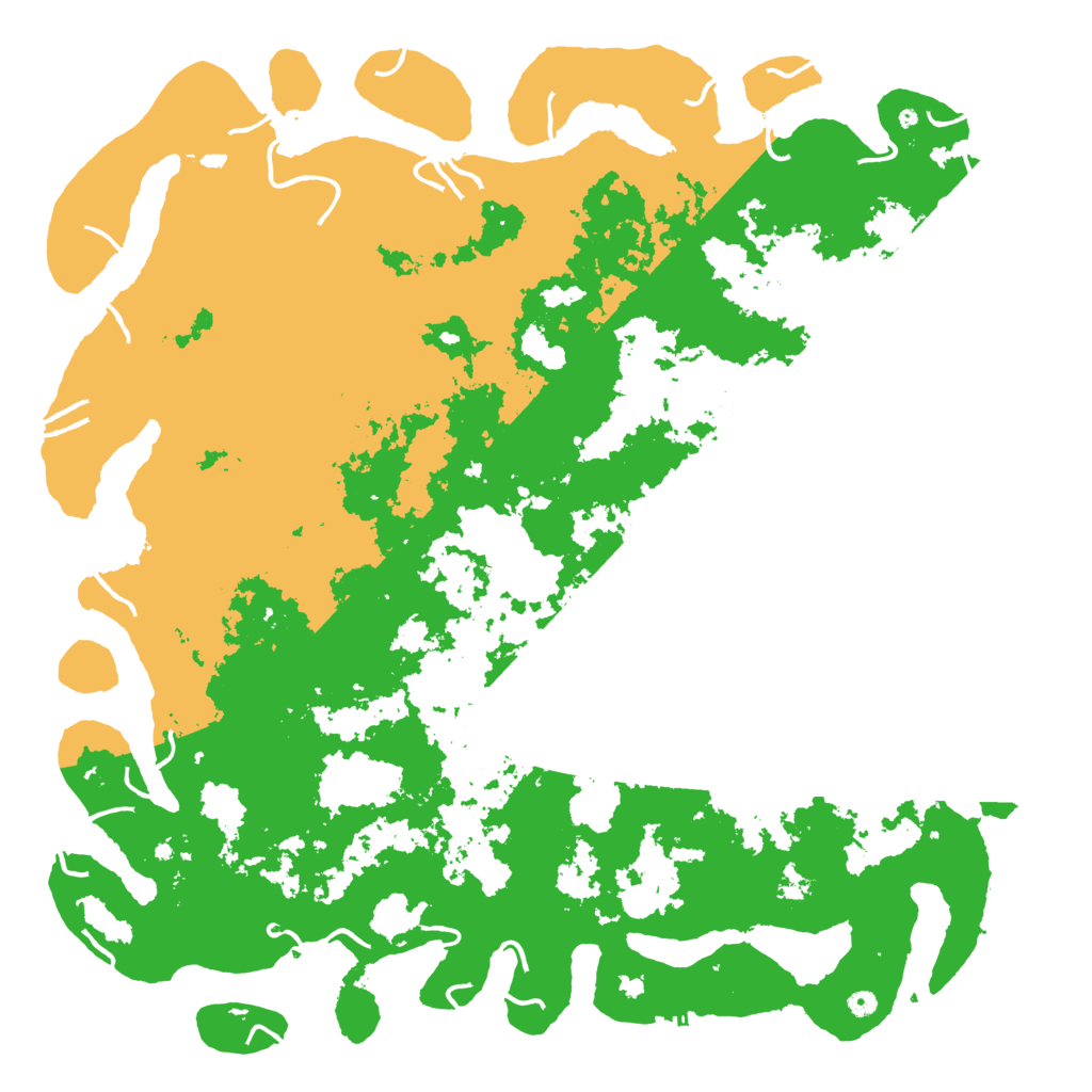 Biome Rust Map: Procedural Map, Size: 6000, Seed: 34