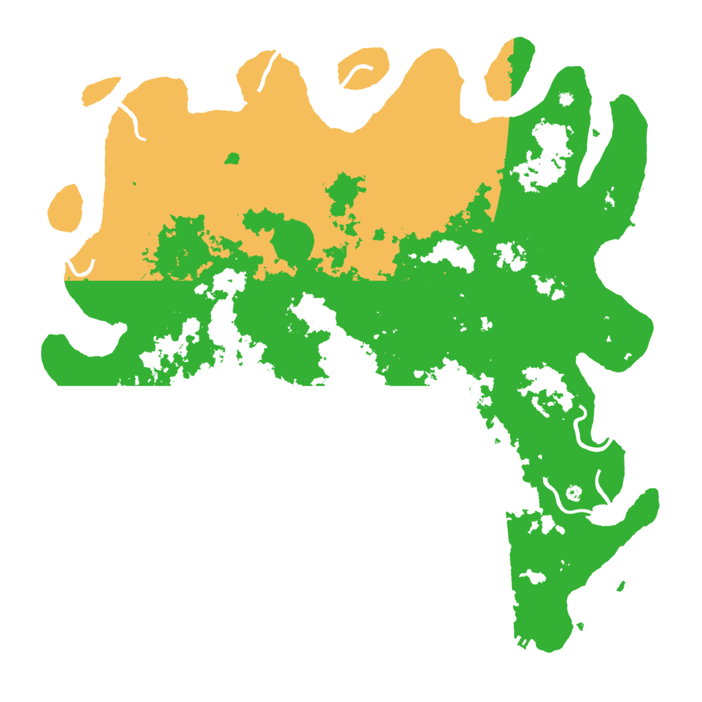 Biome Rust Map: Procedural Map, Size: 4500, Seed: 25012022