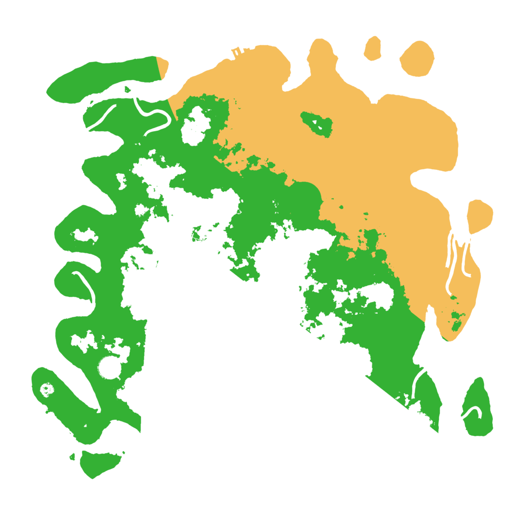 Biome Rust Map: Procedural Map, Size: 4000, Seed: 158574