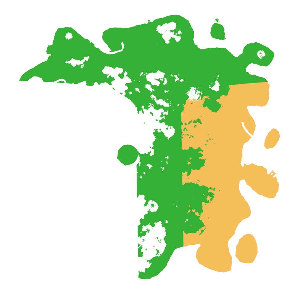 Biome Rust Map: Procedural Map, Size: 4000, Seed: 492210