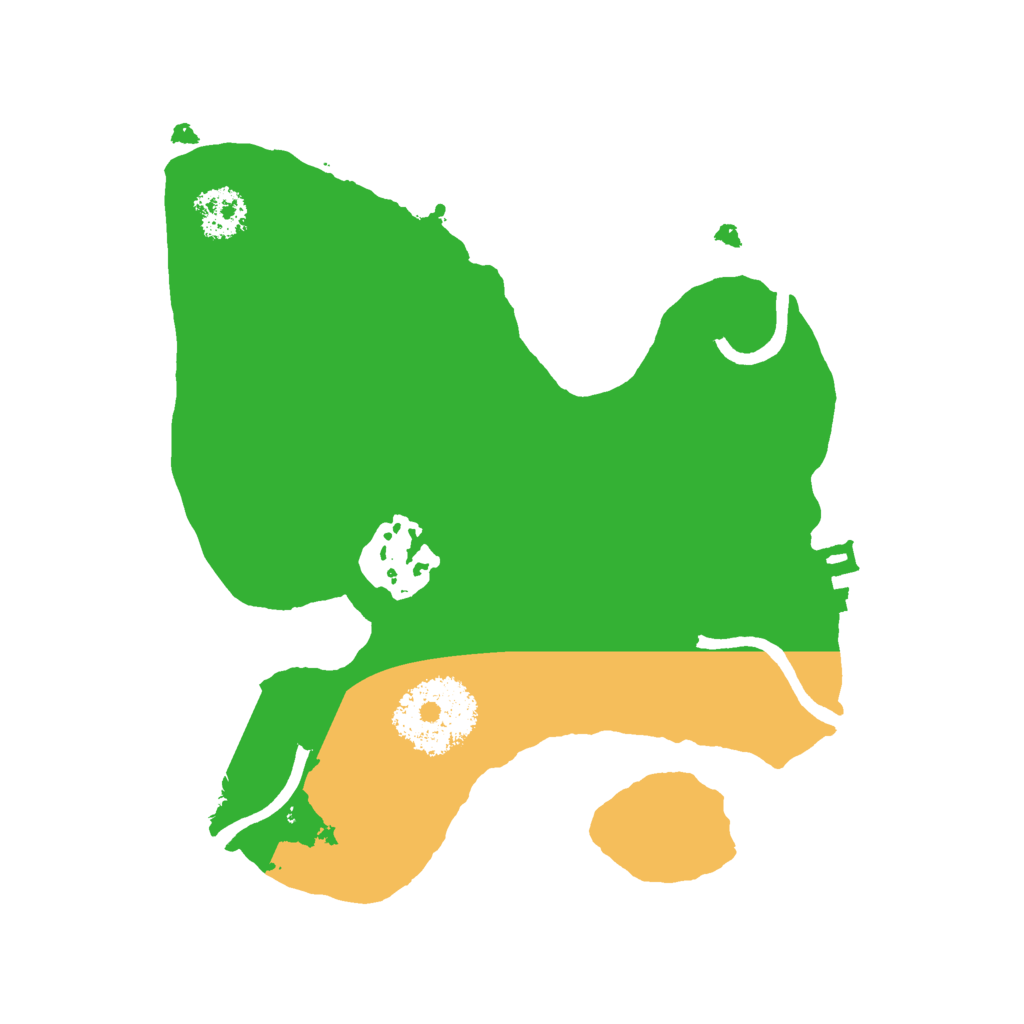 Biome Rust Map: Procedural Map, Size: 2000, Seed: 999998