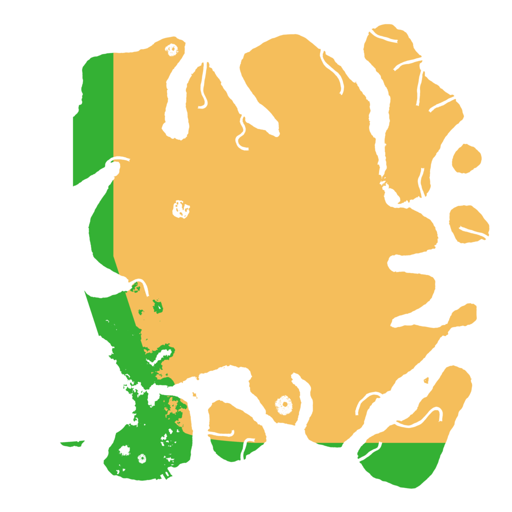 Biome Rust Map: Procedural Map, Size: 4300, Seed: 1109833825