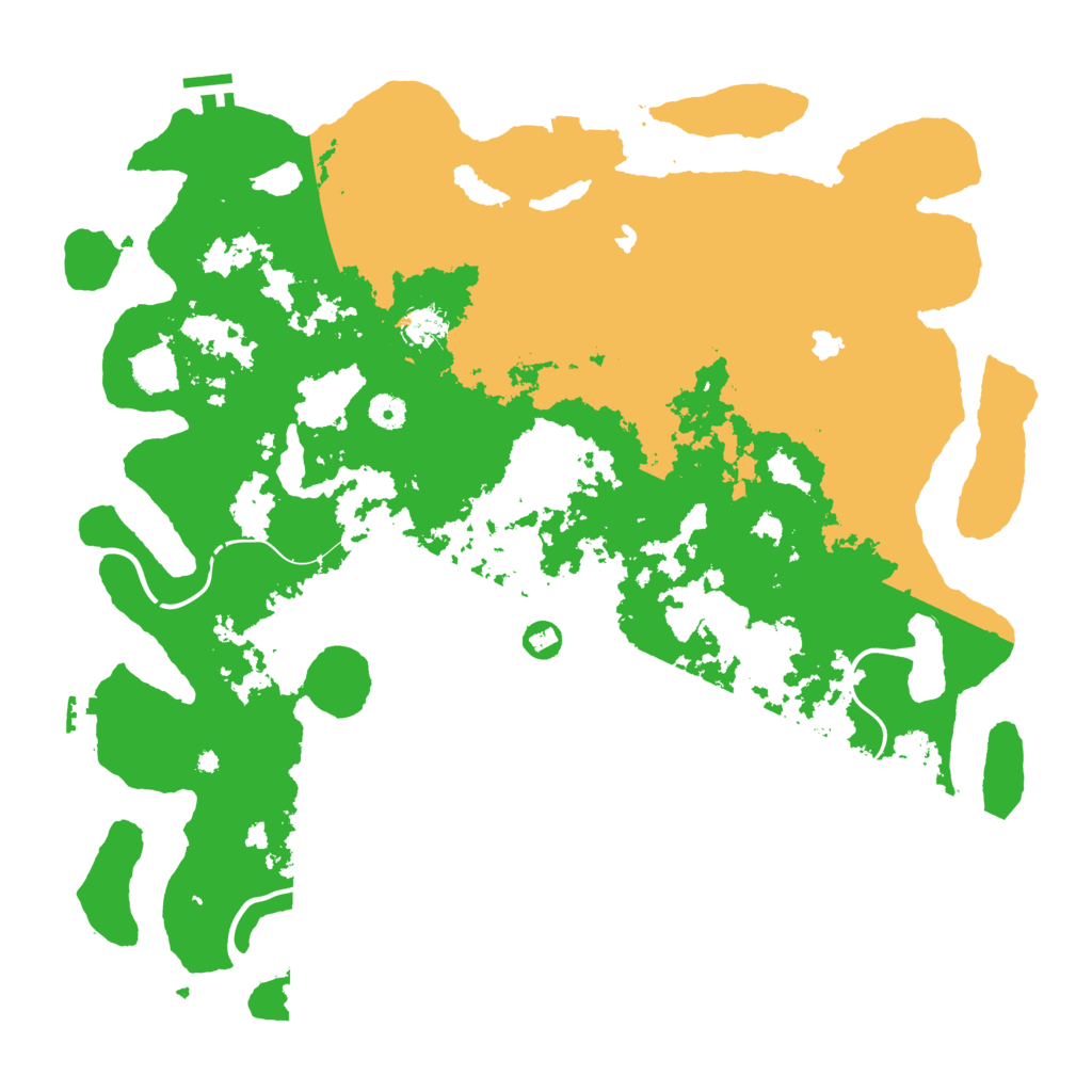Biome Rust Map: Procedural Map, Size: 4500, Seed: 1748983