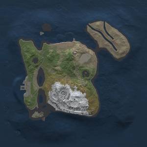 Thumbnail Rust Map: Procedural Map, Size: 2000, Seed: 43, 8 Monuments