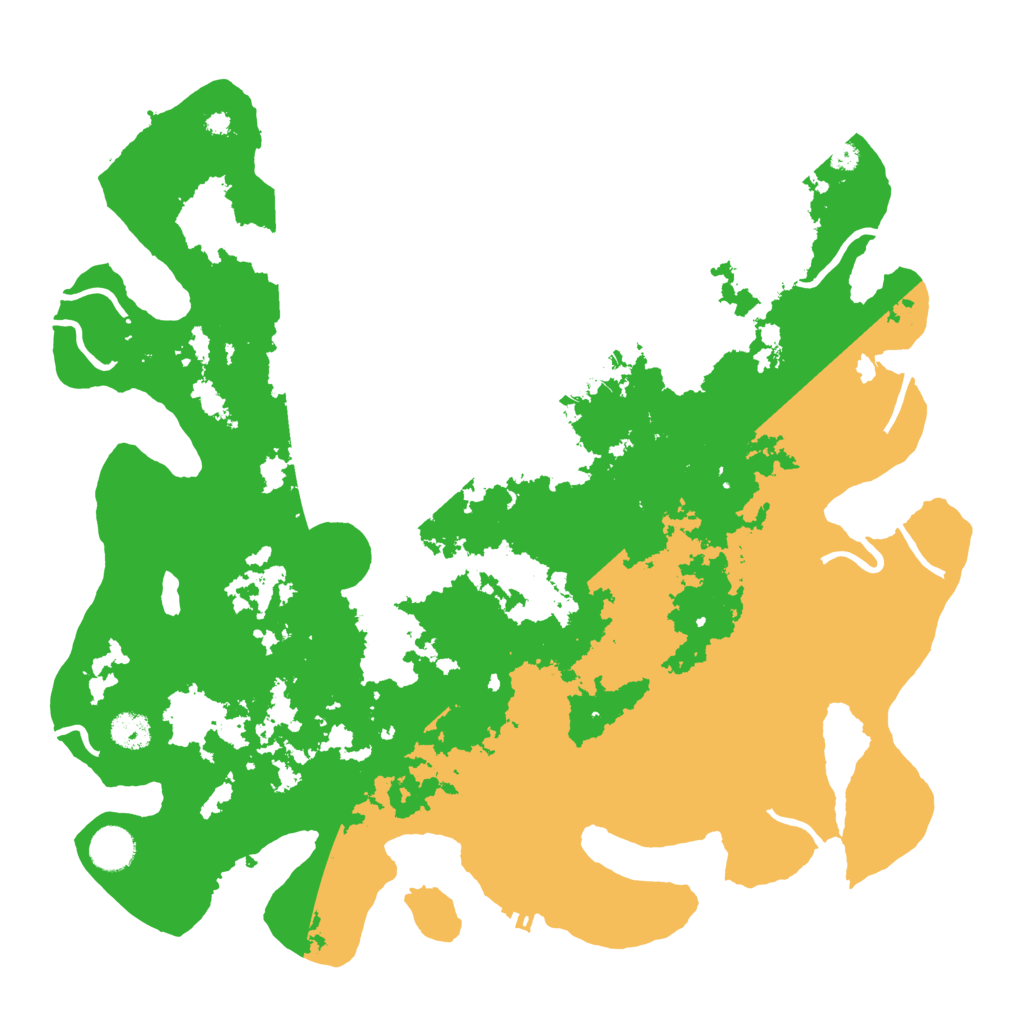 Biome Rust Map: Procedural Map, Size: 4000, Seed: 43792