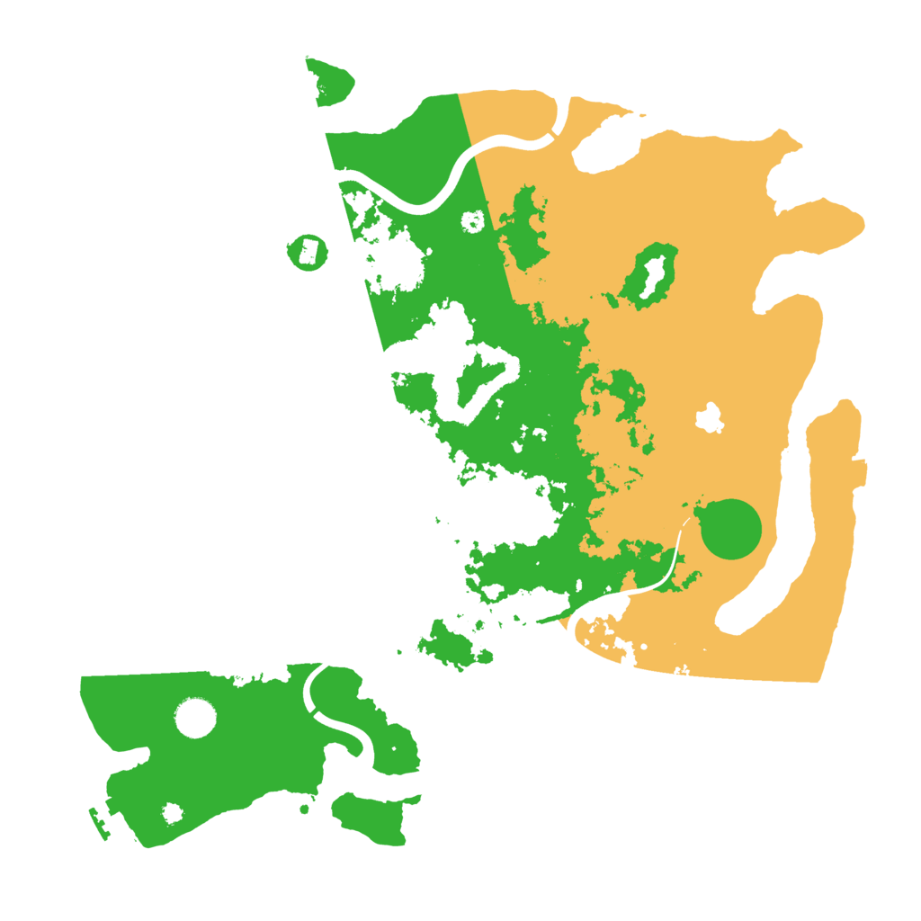 Biome Rust Map: Procedural Map, Size: 4000, Seed: 42979651