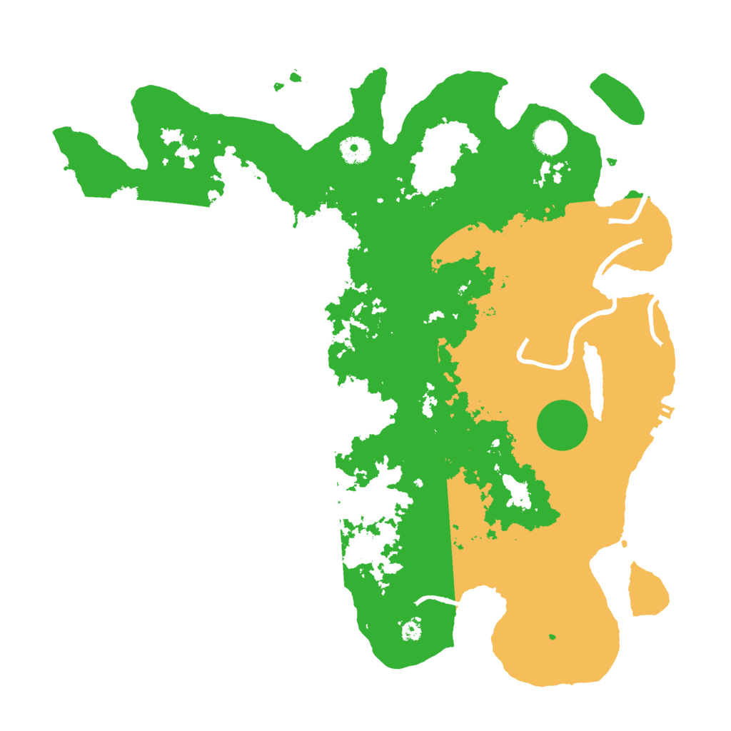 Biome Rust Map: Procedural Map, Size: 3800, Seed: 100