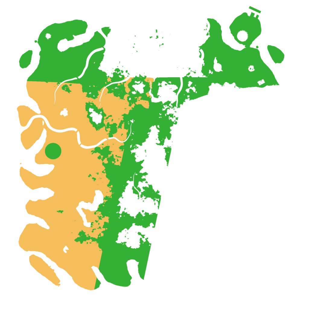 Biome Rust Map: Procedural Map, Size: 5000, Seed: 1131754218