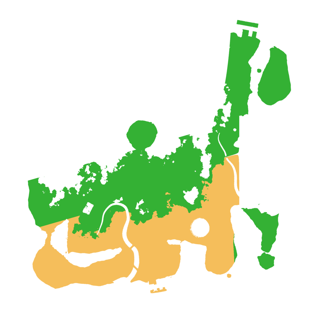 Biome Rust Map: Procedural Map, Size: 3000, Seed: 48
