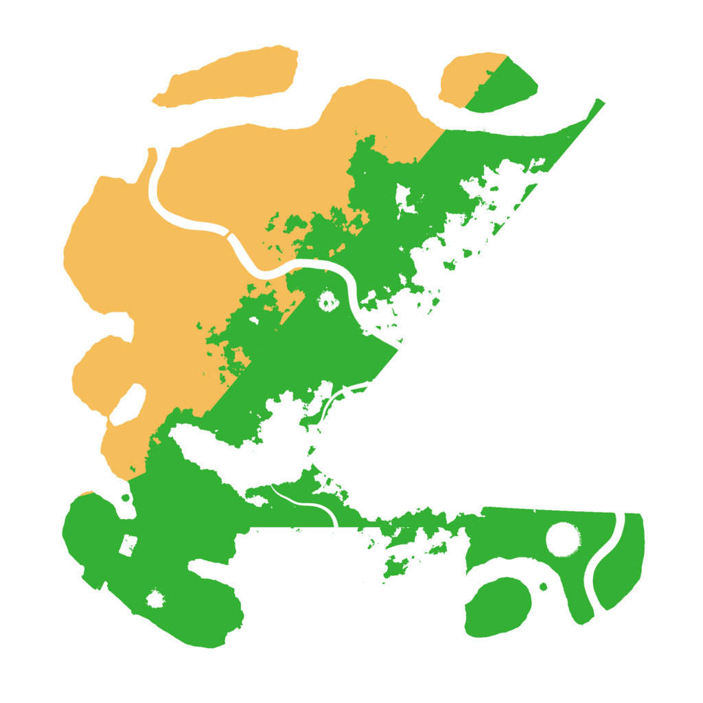 Biome Rust Map: Procedural Map, Size: 3600, Seed: 2090303905