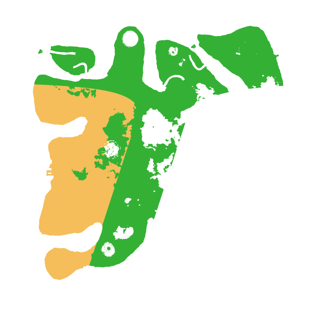 Biome Rust Map: Procedural Map, Size: 3500, Seed: 3662066