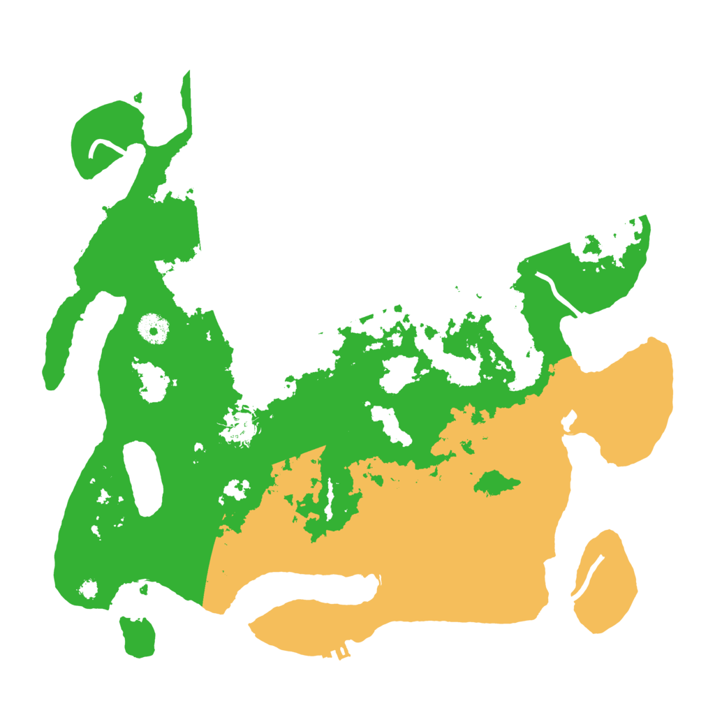 Biome Rust Map: Procedural Map, Size: 3550, Seed: 918478