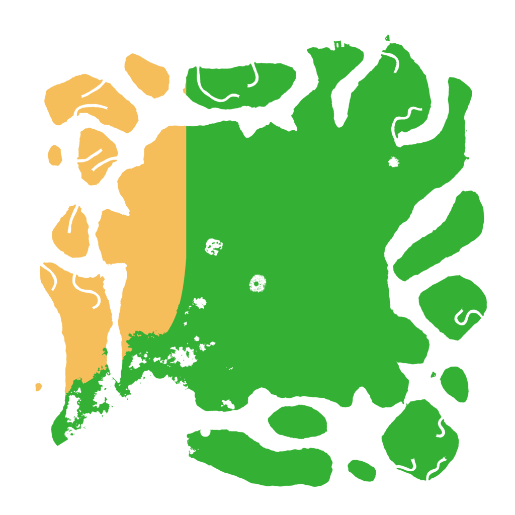 Biome Rust Map: Procedural Map, Size: 4500, Seed: 1158223