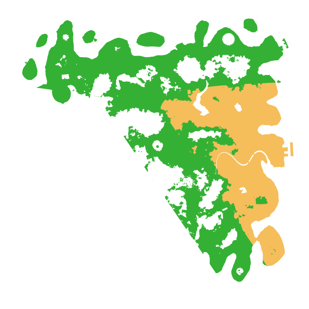 Biome Rust Map: Procedural Map, Size: 4500, Seed: 2145594484