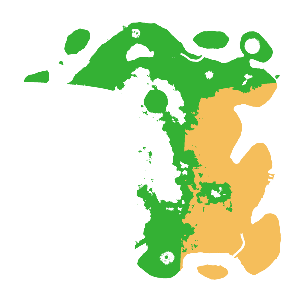 Biome Rust Map: Procedural Map, Size: 3500, Seed: 8975622