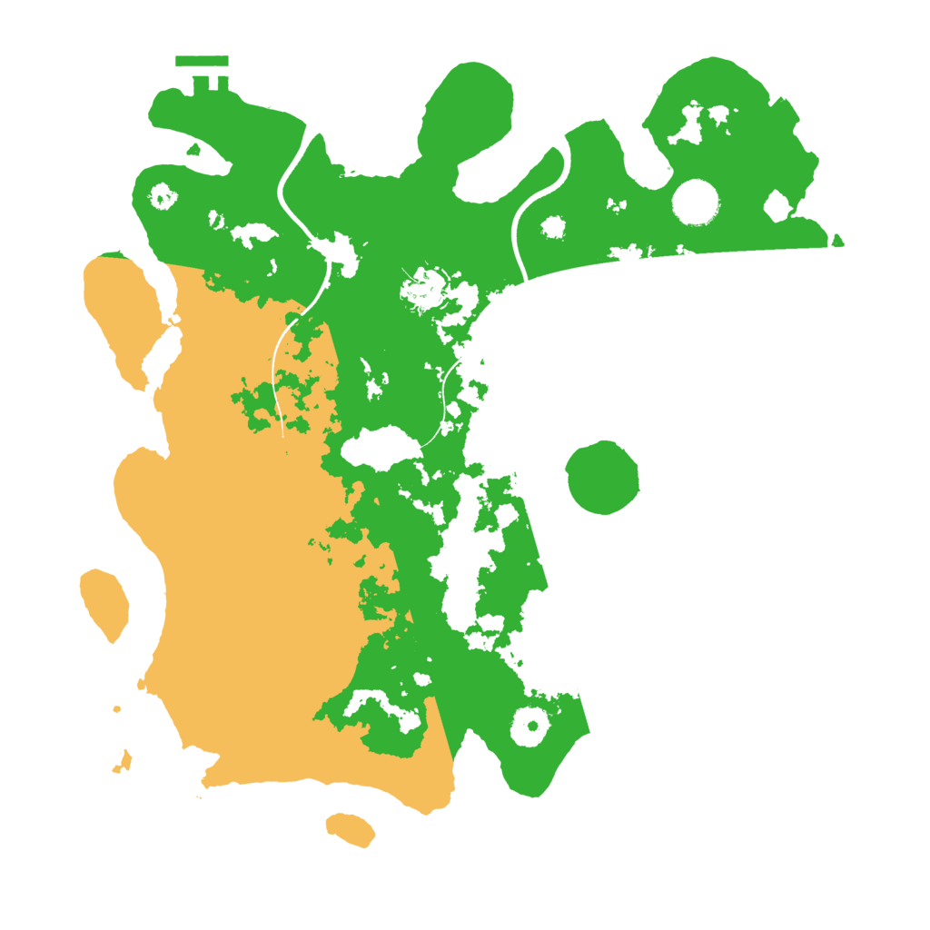Biome Rust Map: Procedural Map, Size: 3550, Seed: 159213