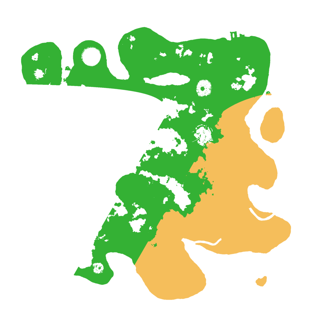 Biome Rust Map: Procedural Map, Size: 3000, Seed: 452421