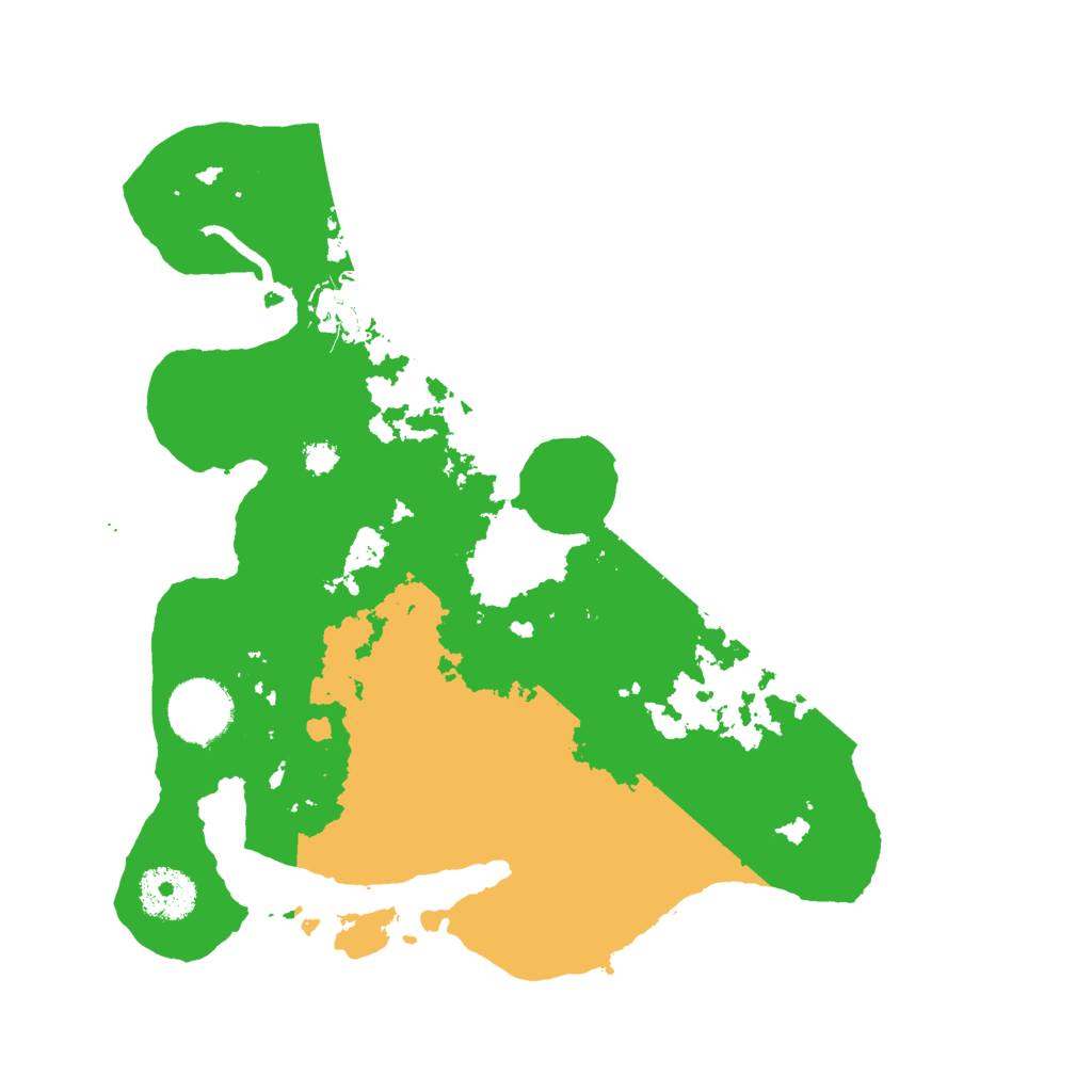 Biome Rust Map: Procedural Map, Size: 3000, Seed: 494965