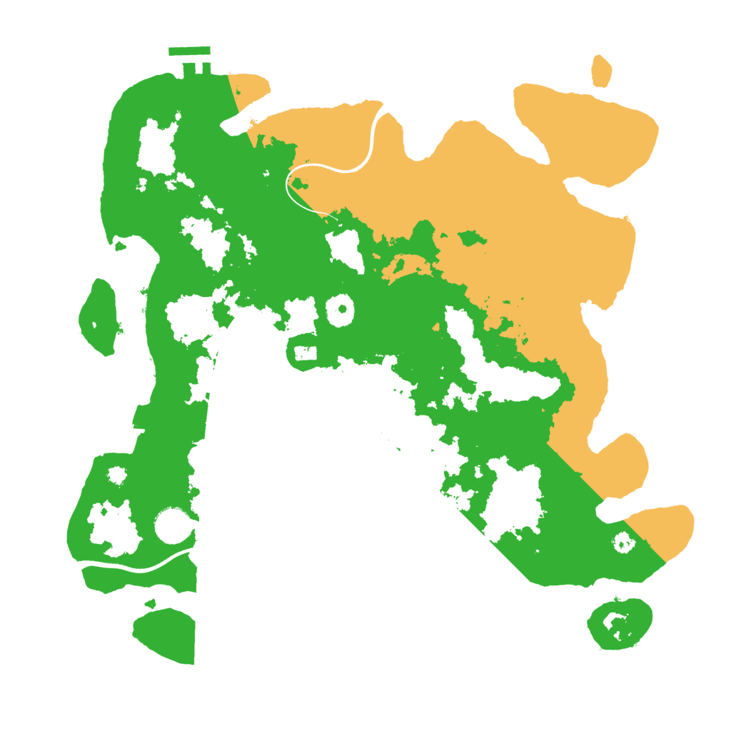 Biome Rust Map: Procedural Map, Size: 3550, Seed: 659473