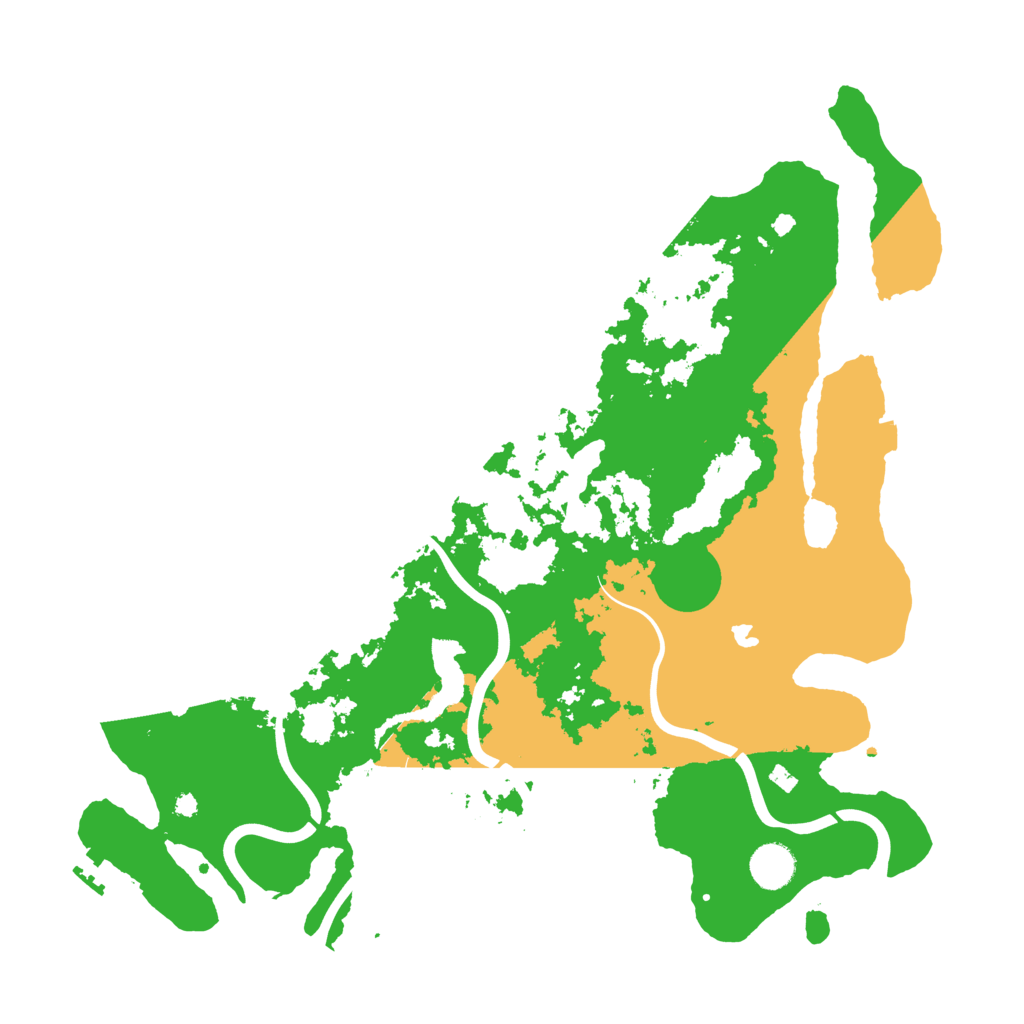 Biome Rust Map: Procedural Map, Size: 4000, Seed: 81749