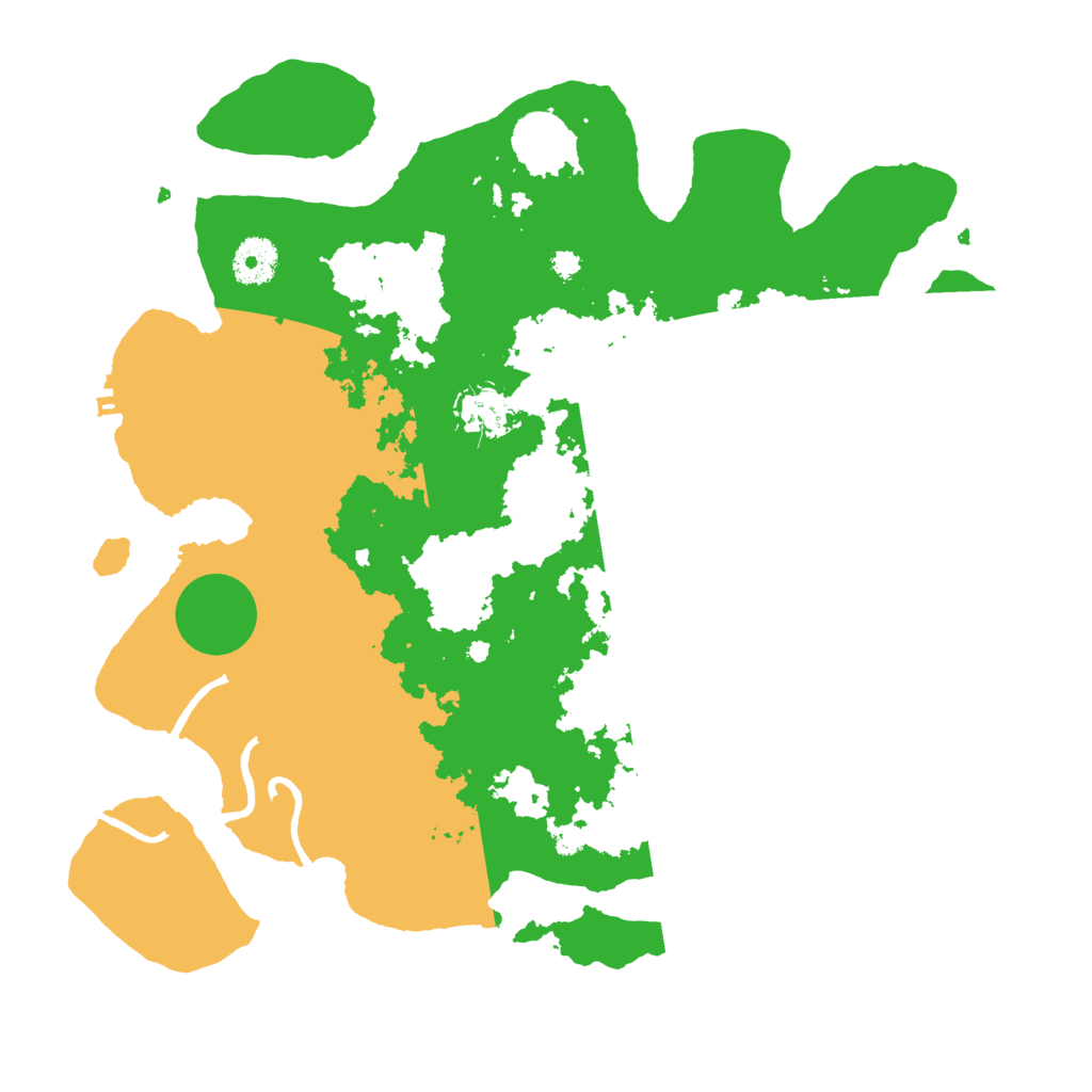 Biome Rust Map: Procedural Map, Size: 3550, Seed: 529930