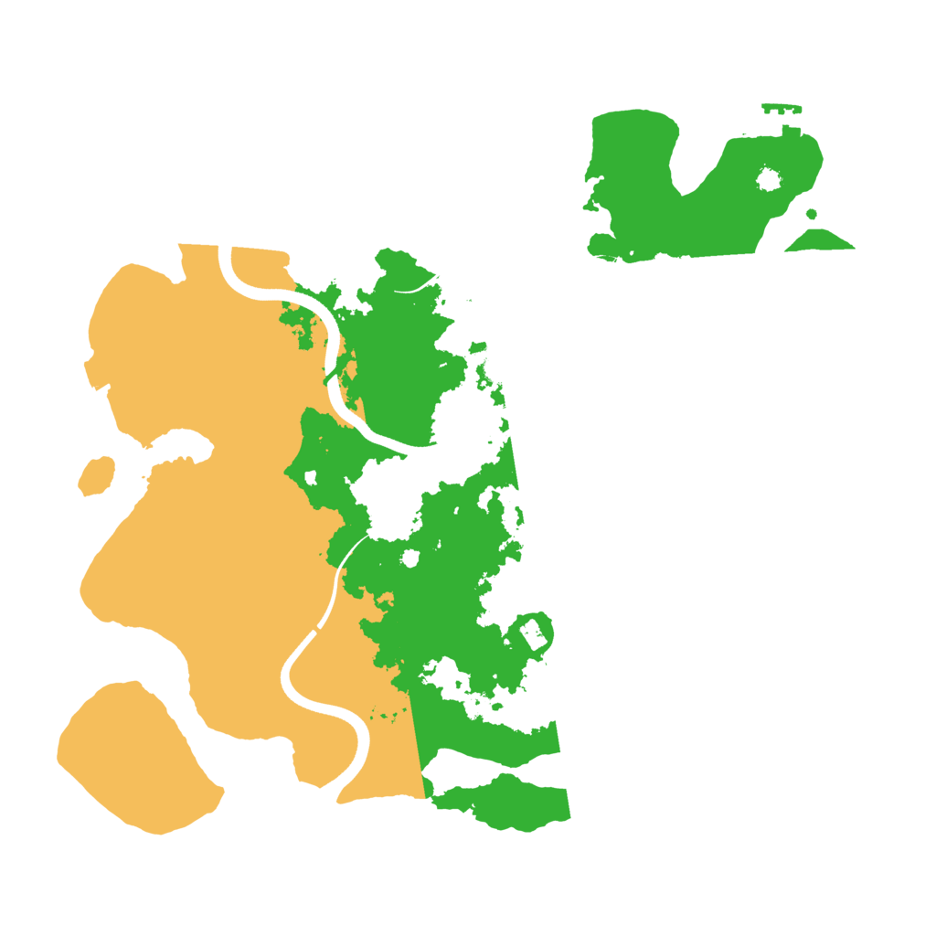 Biome Rust Map: Procedural Map, Size: 3550, Seed: 529930