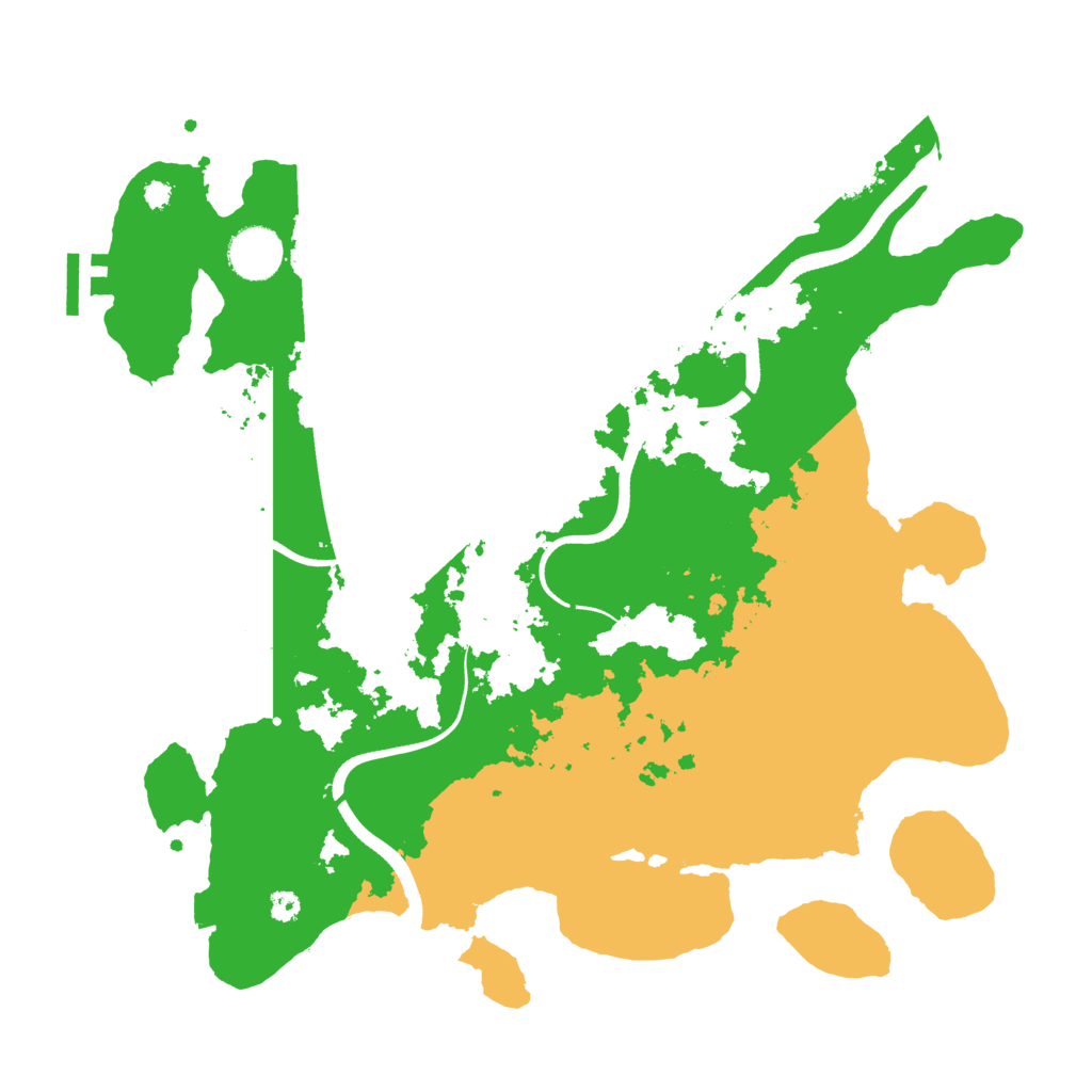 Biome Rust Map: Procedural Map, Size: 3550, Seed: 574996