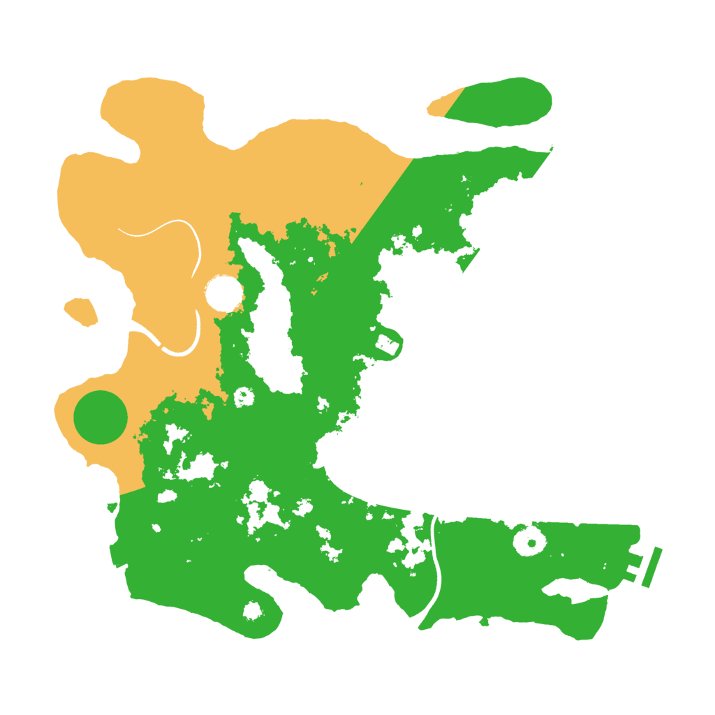 Biome Rust Map: Procedural Map, Size: 3500, Seed: 1477599192