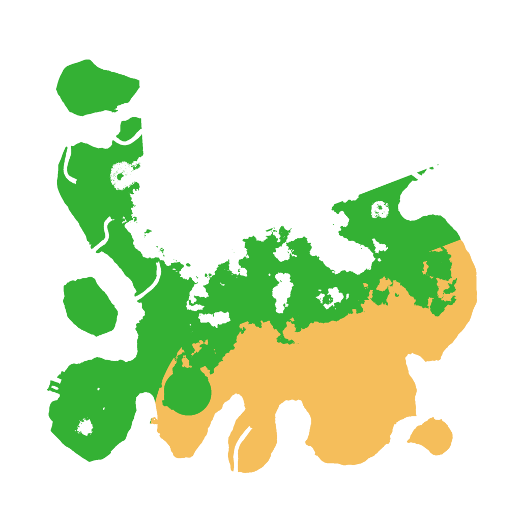 Biome Rust Map: Procedural Map, Size: 3000, Seed: 1376556265