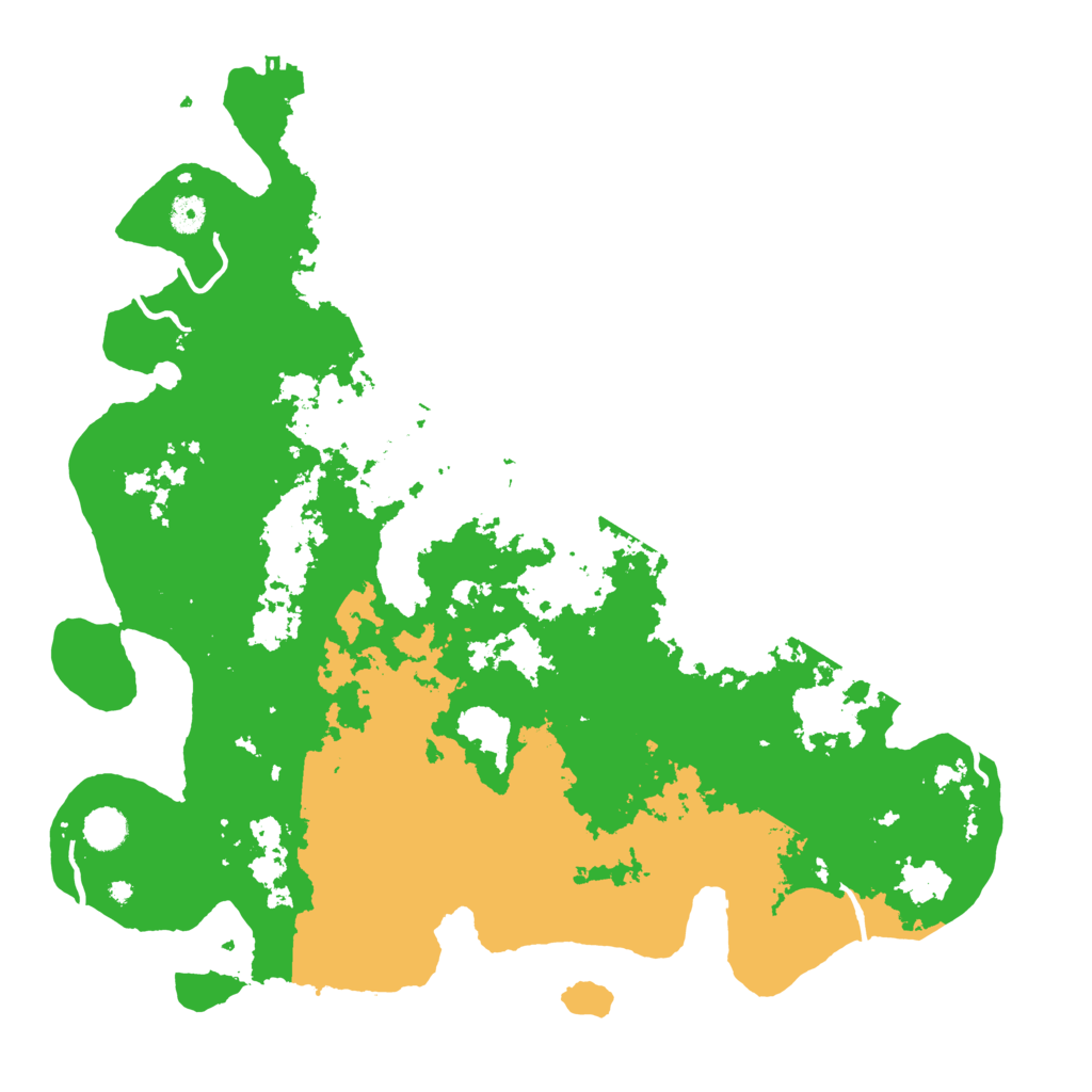 Biome Rust Map: Procedural Map, Size: 4500, Seed: 3360153
