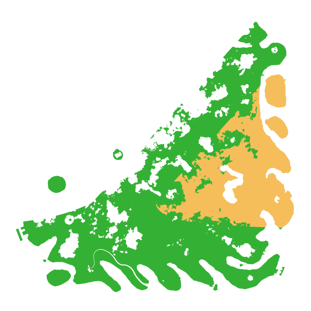 Biome Rust Map: Procedural Map, Size: 5000, Seed: 247666