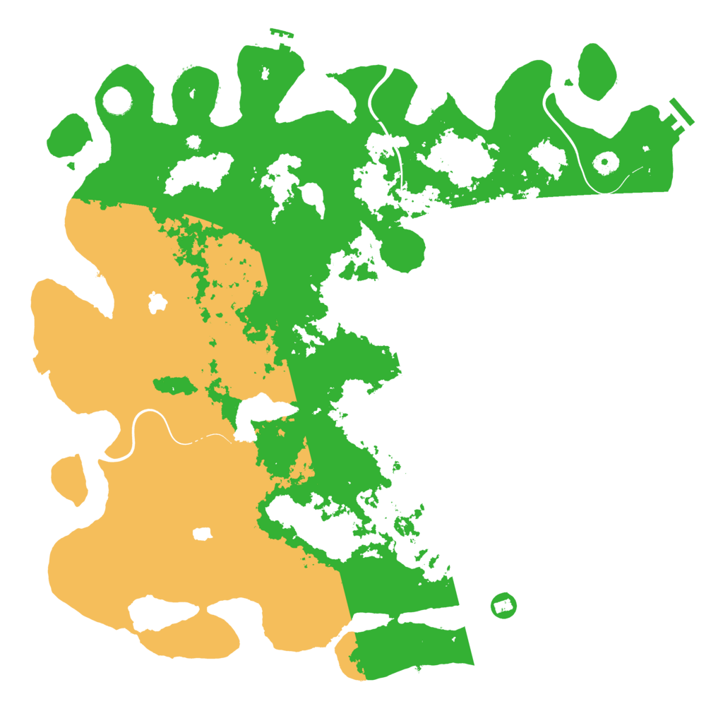 Biome Rust Map: Procedural Map, Size: 4500, Seed: 1967640