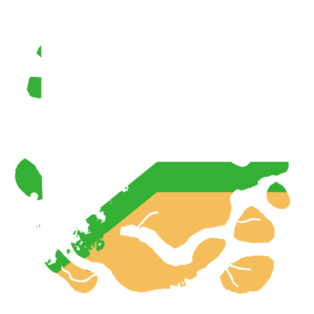 Biome Rust Map: Procedural Map, Size: 3550, Seed: 199854